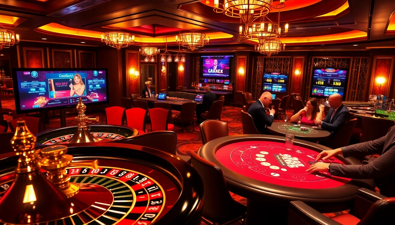 Players enjoying poker and roulette at https://uu88.ngo/ showcasing the thrill of casino gambling.